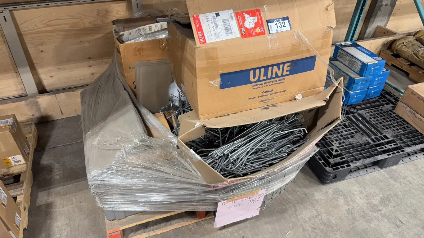 Pallet of Asst. Display Hooks, etc.