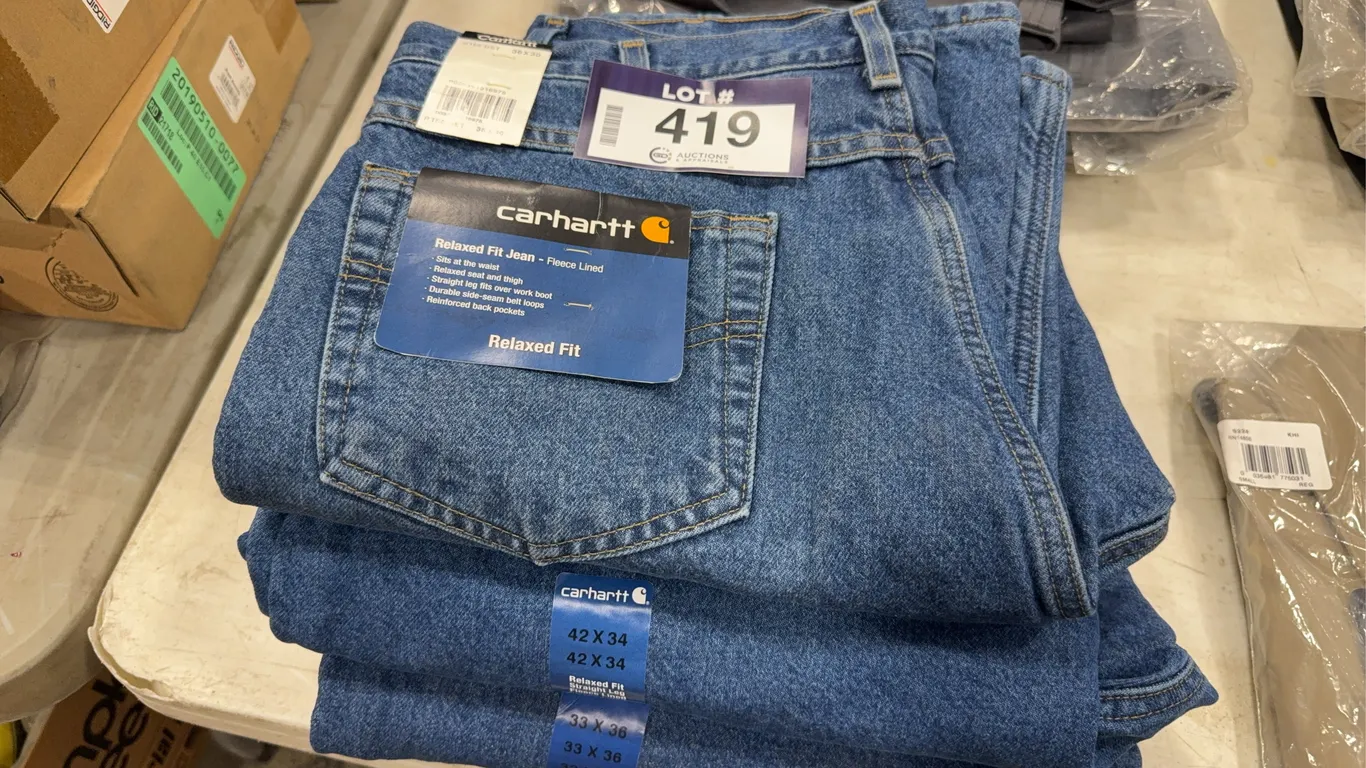 Lot of (3) Pairs of Carhartt Jeans