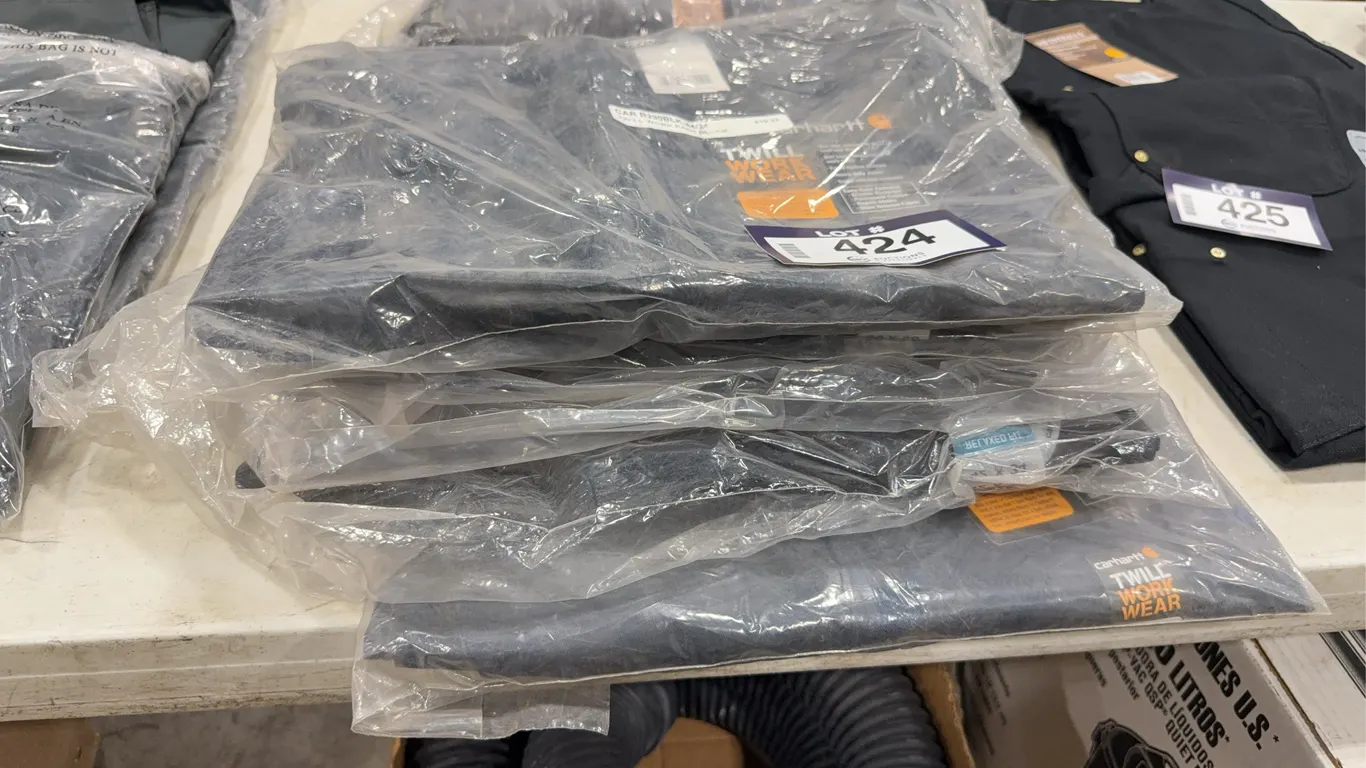 Lot of (5) Pairs of Asst. Carhartt Twill Work Pants