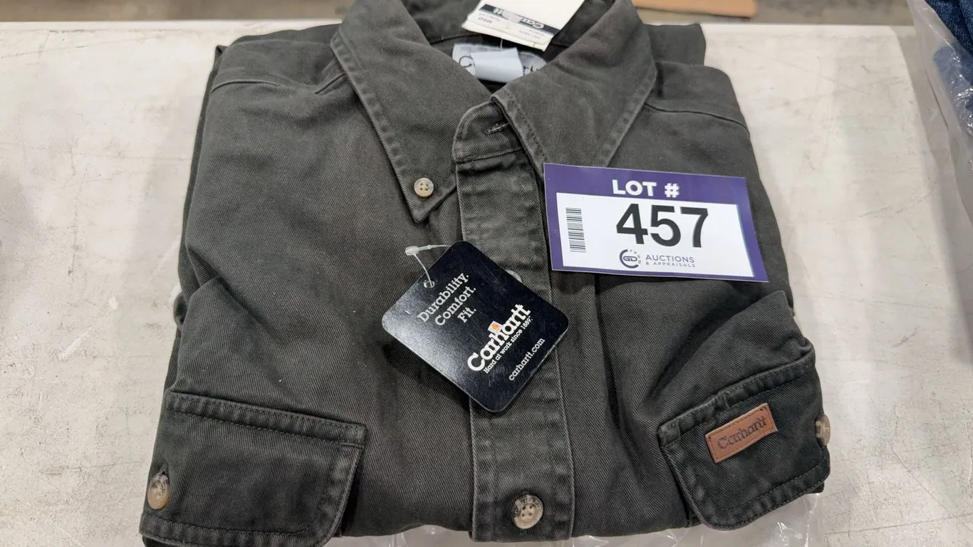Carhartt Twill Work Shirt, Size M