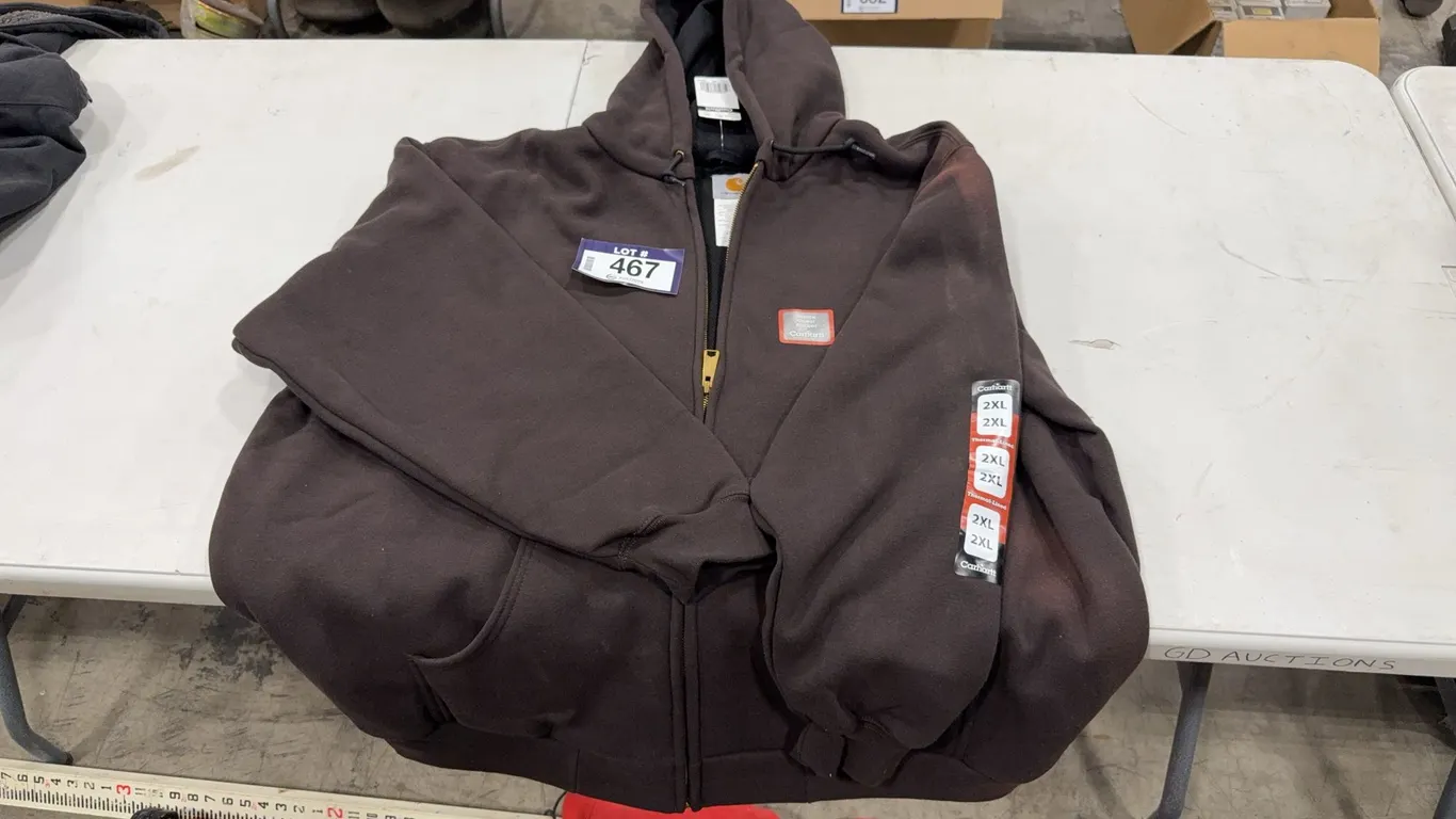 Carhartt Thermal-Lined Hoodie, Size 2XL