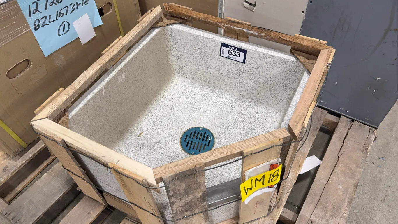 Stone Corner Floor Sink