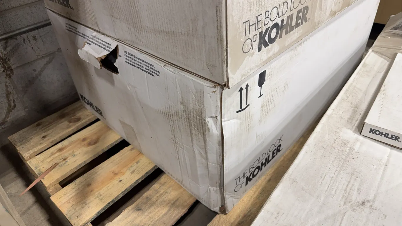 Kohler 6573-5U-0 Alcott Fireclay Sink w/ Apron, 5-Hole Undercounter