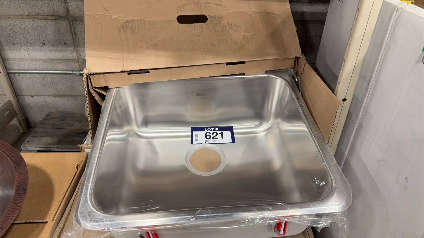 Franke LBS6808-1-X Top-Mount Single-Bowl Stainless Steel Sink