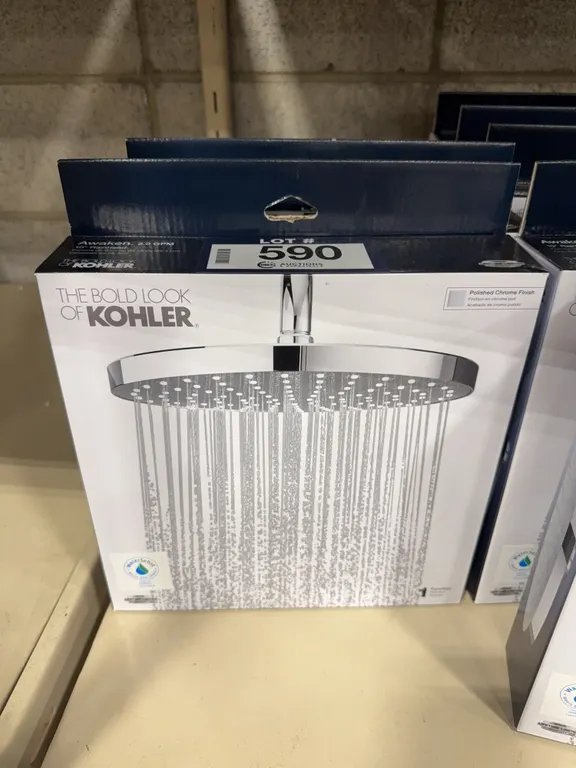 Kohler 76465-CP 10" Awaken Rainhead, Polished Chrome