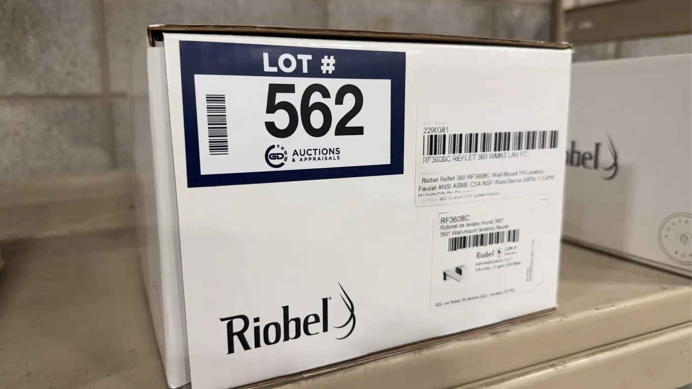 Riobel RF360BC Reflet 360 Wall-Mount Lavatory Faucet