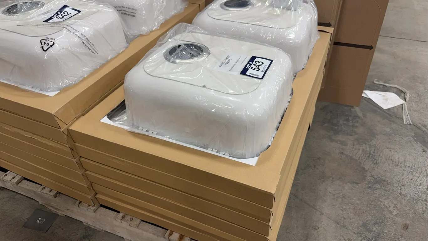 Lot of (6) Blanco Horizon 2 401025/408012 Stainless Steel Sinks