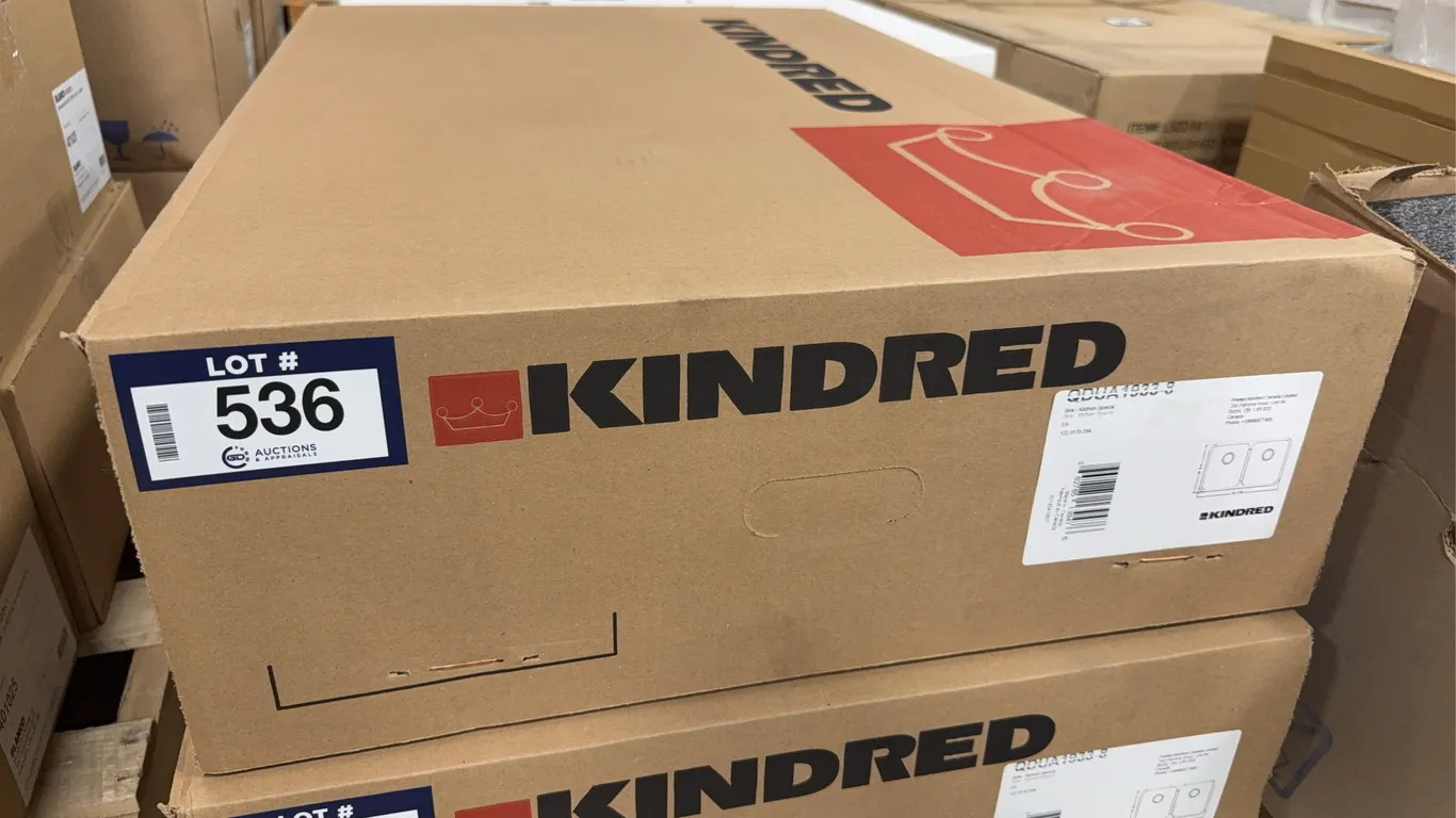 Kindred QDUA1933-8 Double-Bowl Undermount Stainless Steel Kitchen Sink