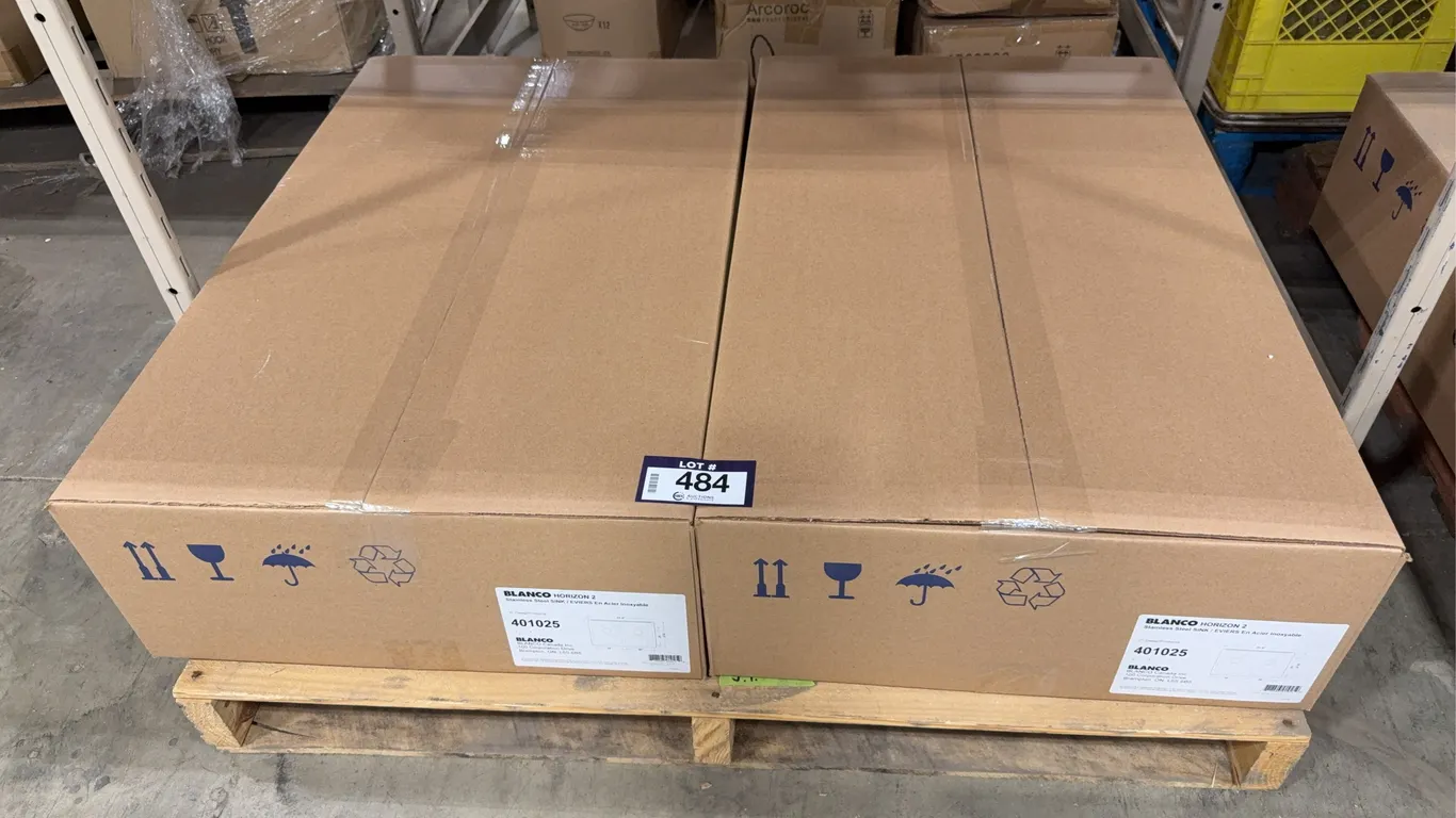 Lot of (2) Blanco Horizon 2 401025 Stainless Steel Sinks