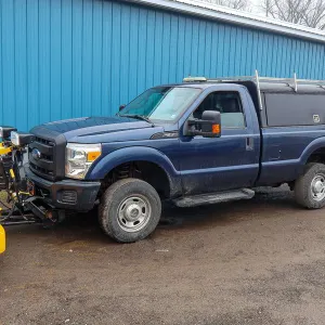 2016 Ford F350 Pickup Truck with Cap and Plow