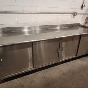 Stainless Prep Table with Storage