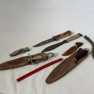 VINTAGE KNIFES AND LETTER OPENER