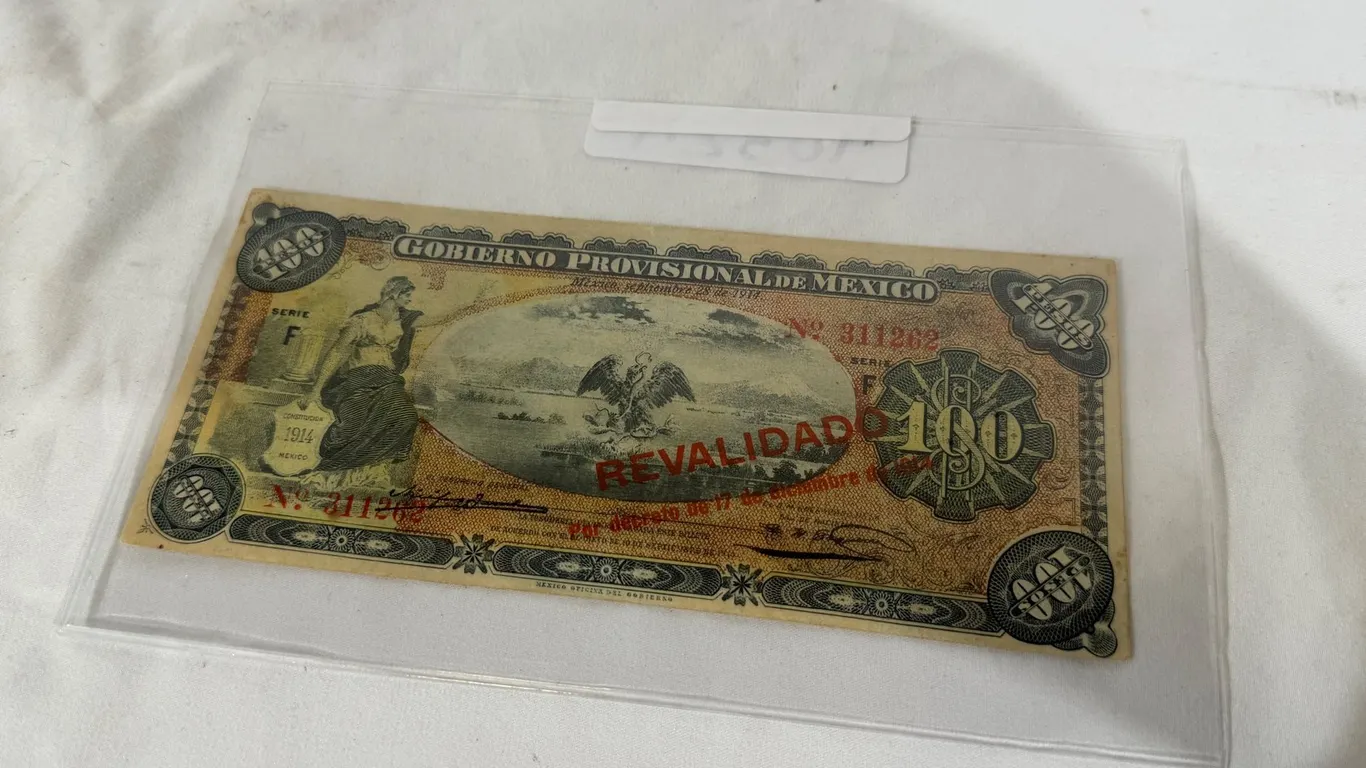 MEXICAN PROVISIONAL GOVERMENT 1914 BANK NOTE