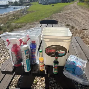Lucas cleaning supplies, everything full