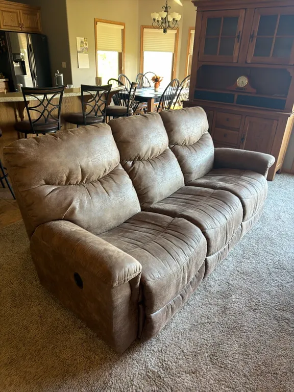 Couch, recliners on both ends, very nice
