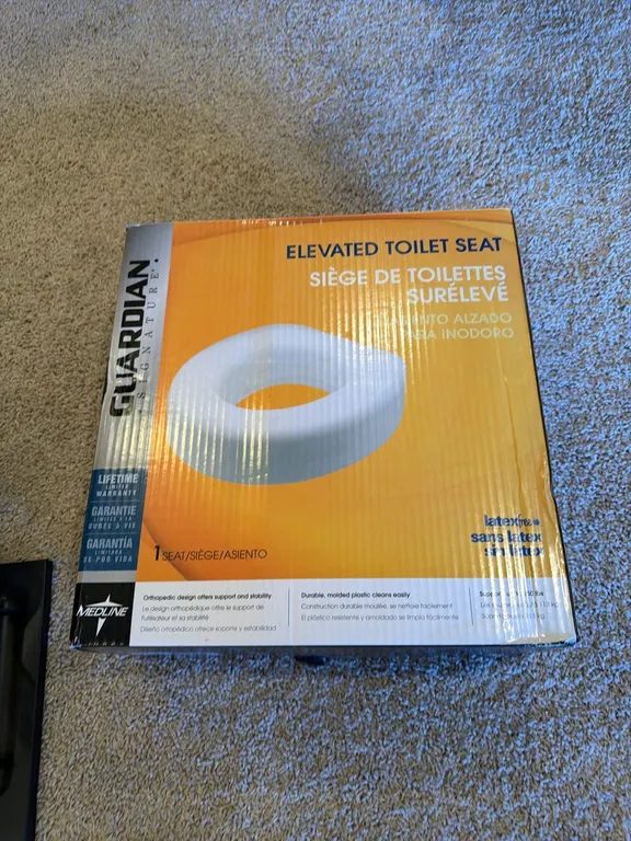 Brand new elevated toilet seat