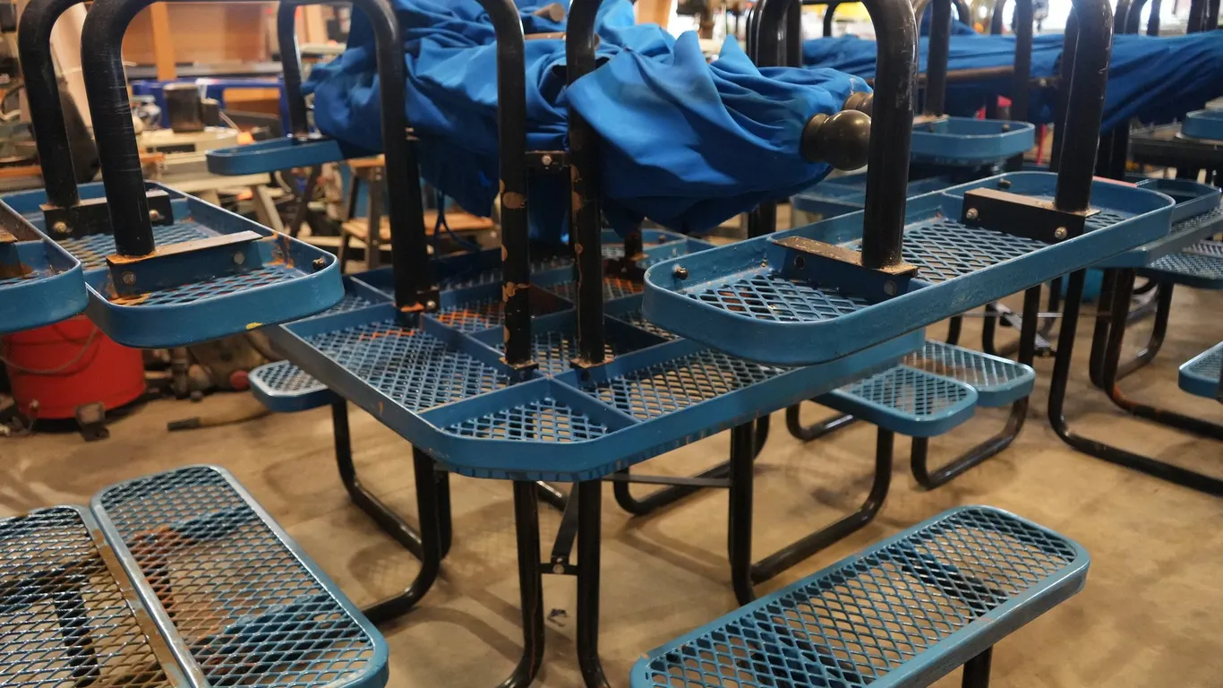 Metal Picnic Tables