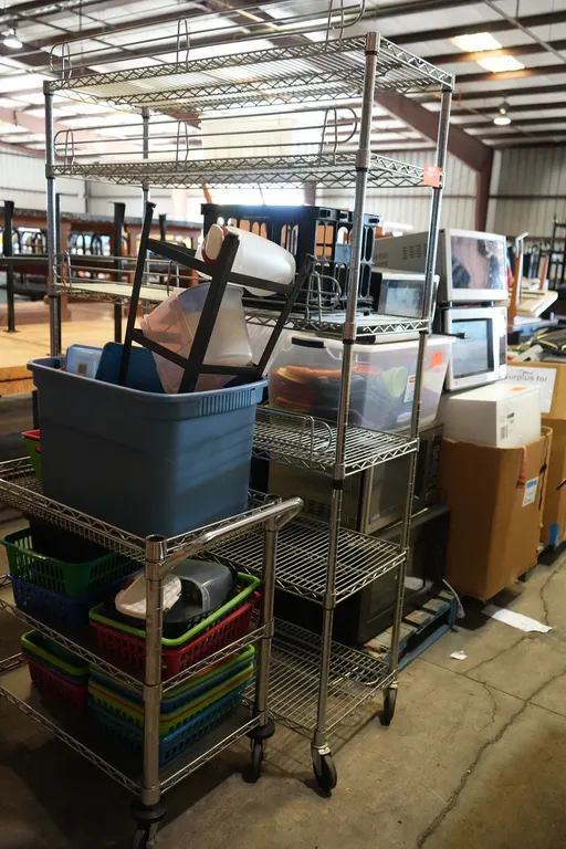 Microwave Ovens, Rack, & Miscellaneous