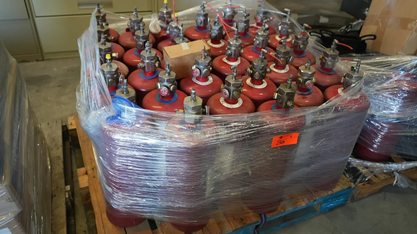 Rotarex Firedetec Pressure Cylinder Valve and Fire Suppression Systems