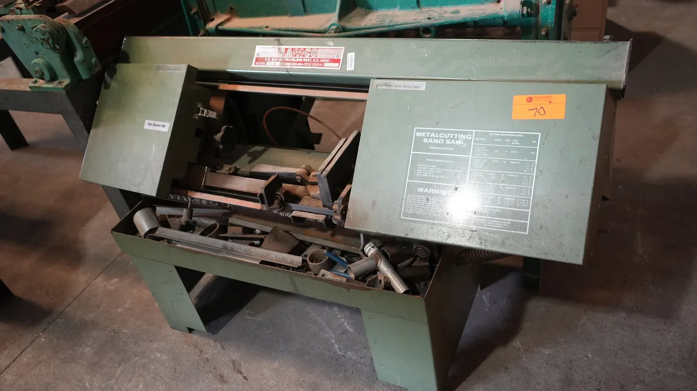 Ramco Metal Cutting Band Saw