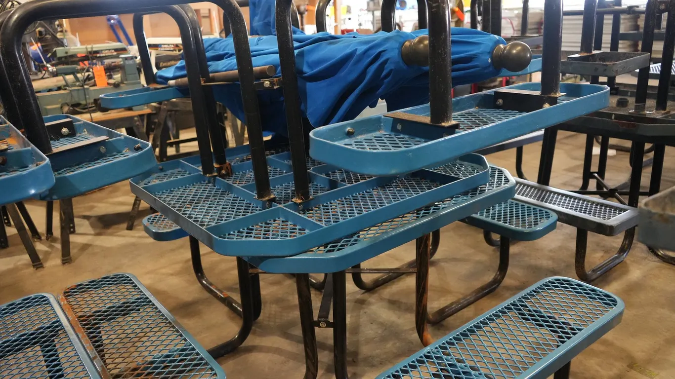 Metal Picnic Tables