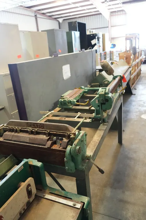 Pexto Sheet Metal Brake and Rollers