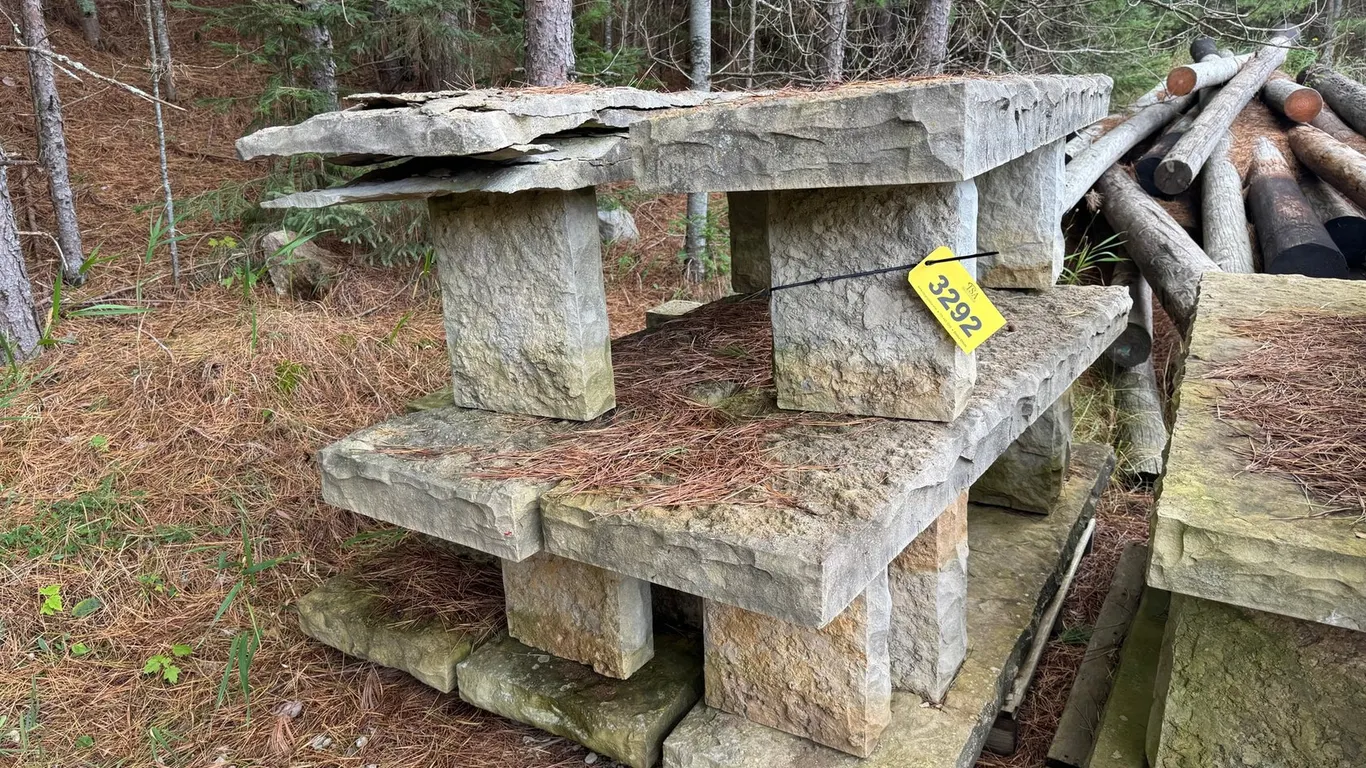 (7) Concrete Benches
