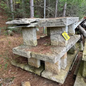 (7) Concrete Benches