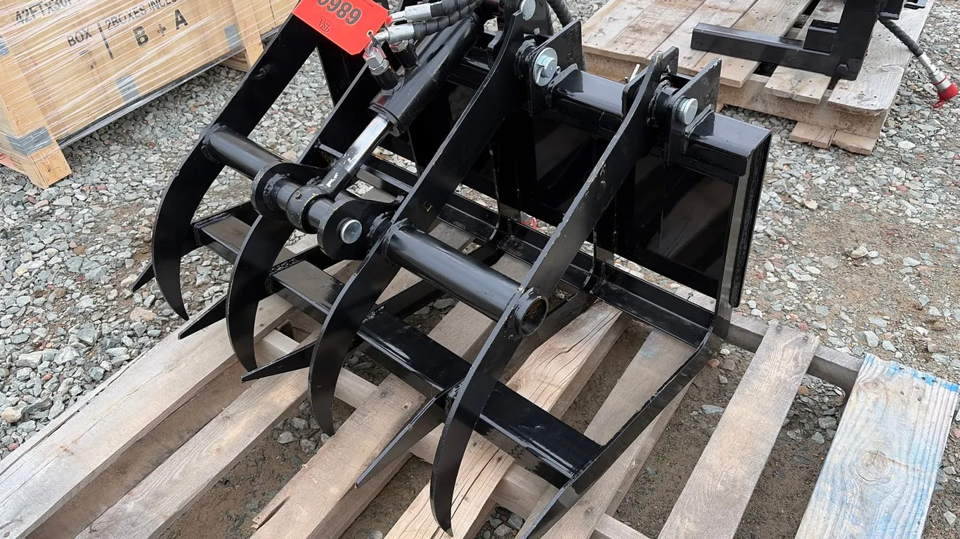 Approx. 36" Mini Skid Steer Log Grapple Attachment