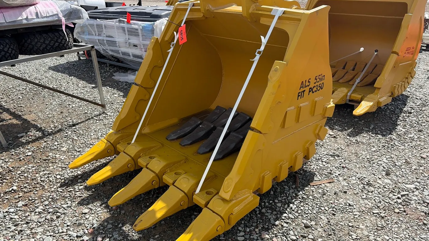 Approx. 55" Unused Lyals Excavator Bucket W/(9) Bucket Teeth