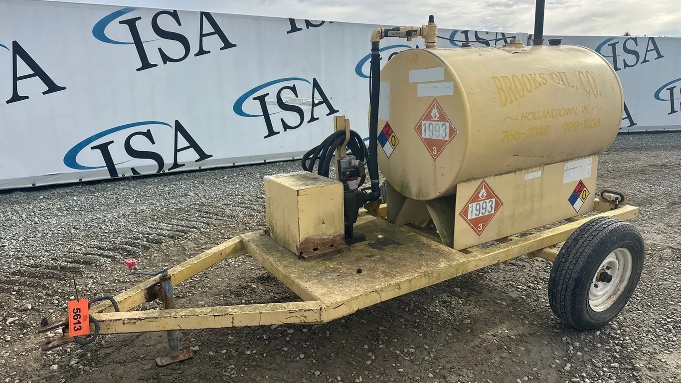 250 Gallon Towable Fuel Trailer With Power Unit