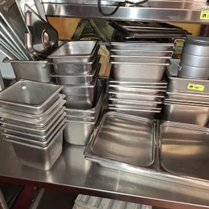 Assorted SS Pans with Lids