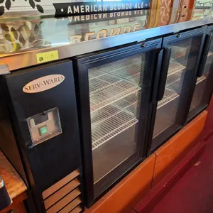 Serv-Ware 3-Door Underbar Cooler, Model: BB4-24G-HC, 120V, 73"x24"x36"