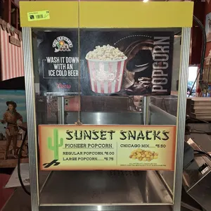 Star Popcorn Warmer, No Popper Mechanism, 21"x21"x36"