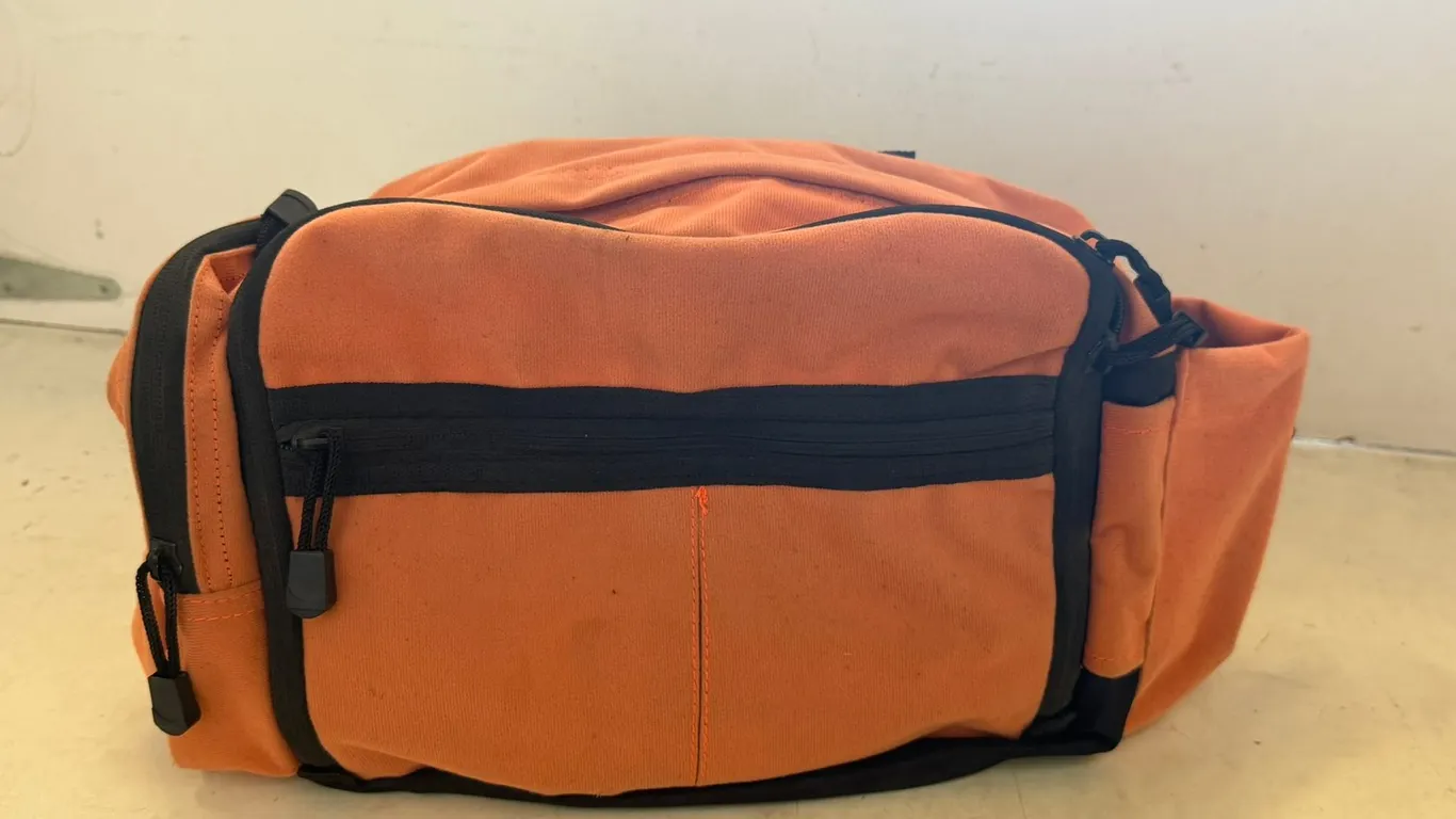 WFS Deluxe Fanny Pack Orange and Black