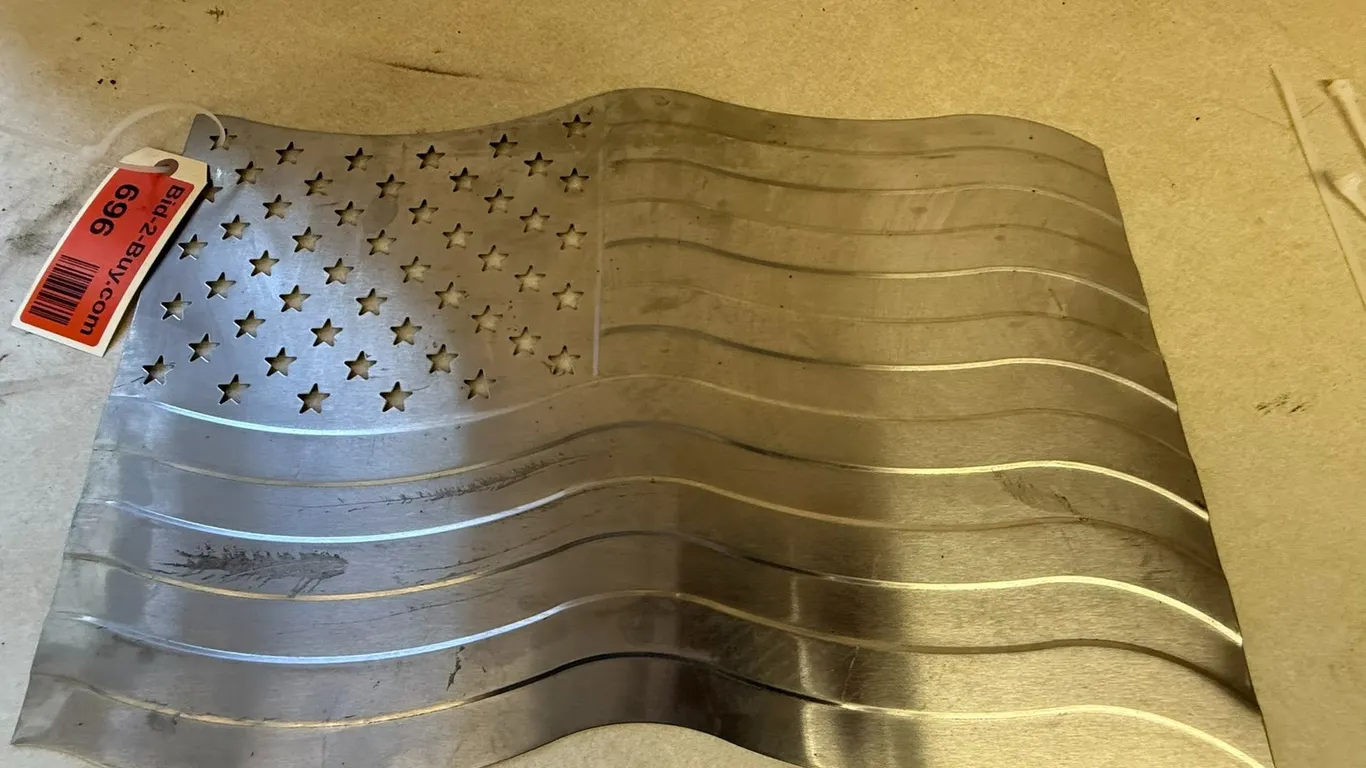 Aluminum Flag Wall Art