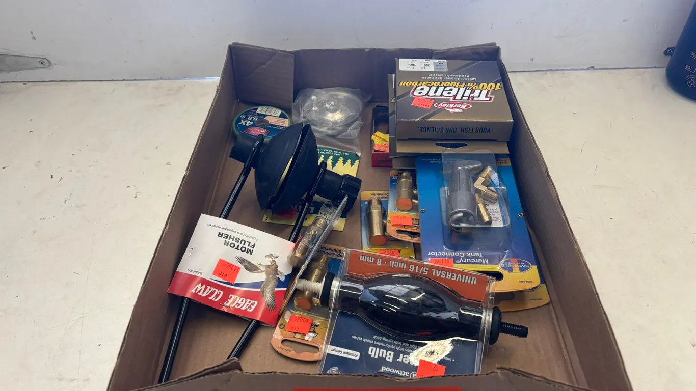 Assorted Fishing and Boat Supplies