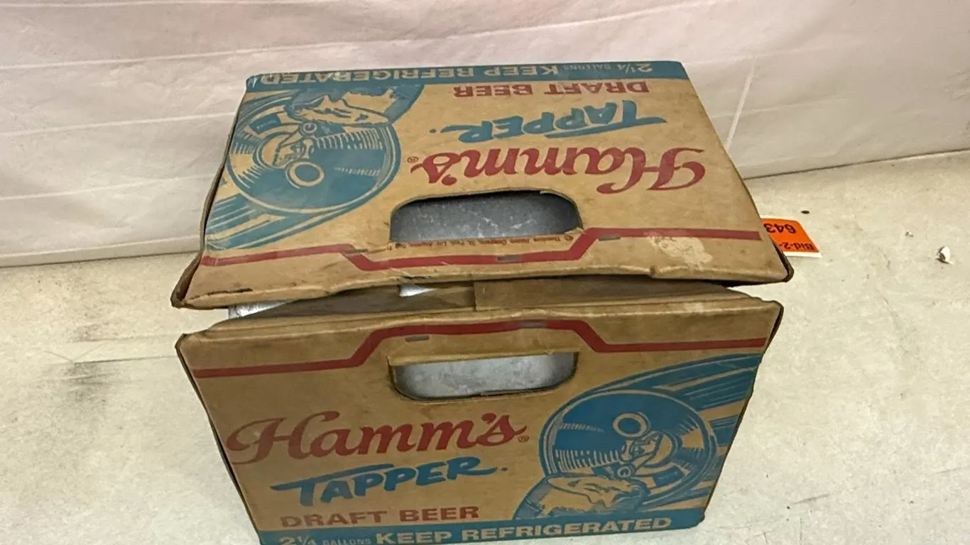 Vintage Ham's Tapper Draft Beer 2.5 Gallon Keg