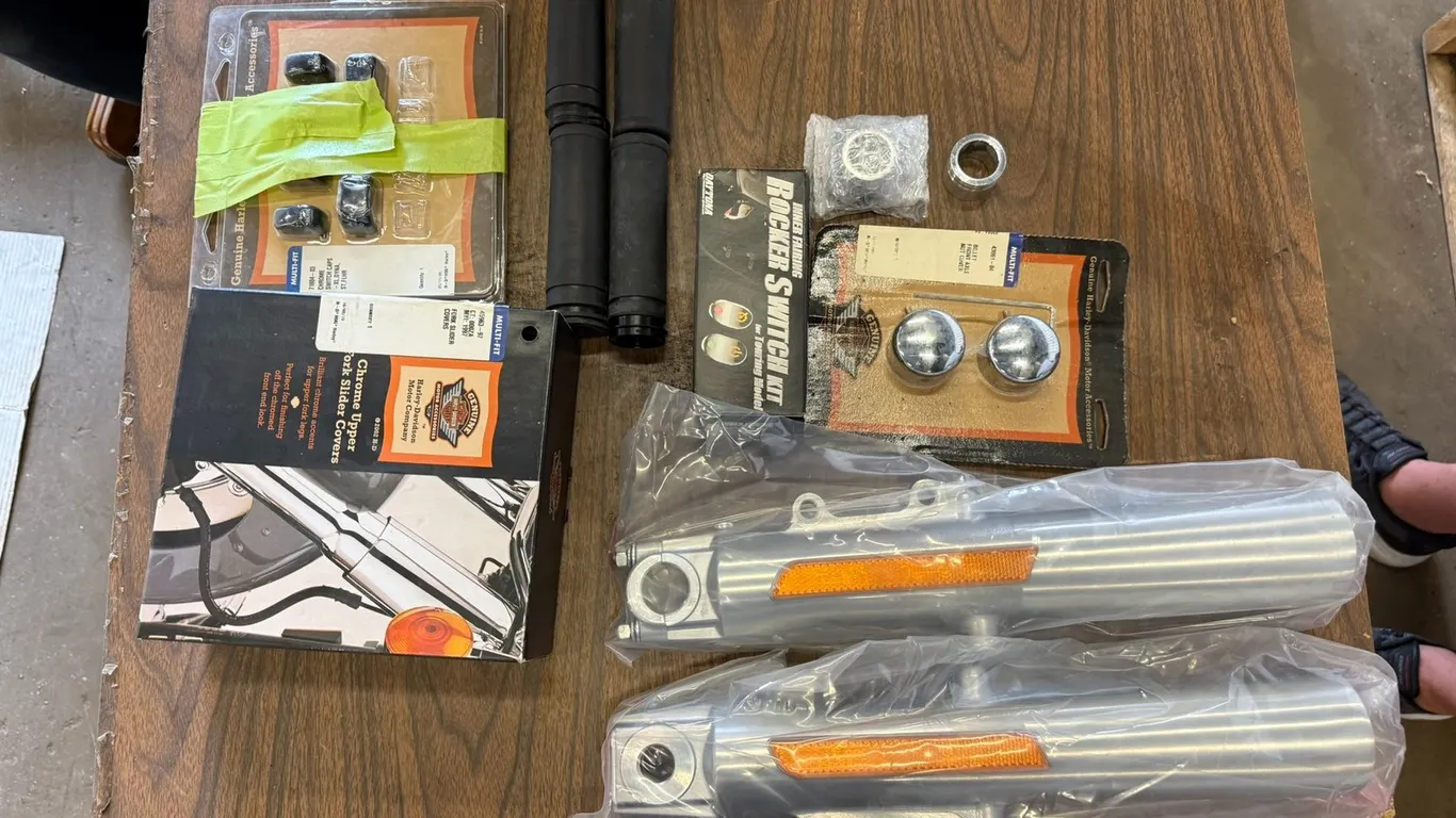 Assorted Harley Davidson Stock Parts