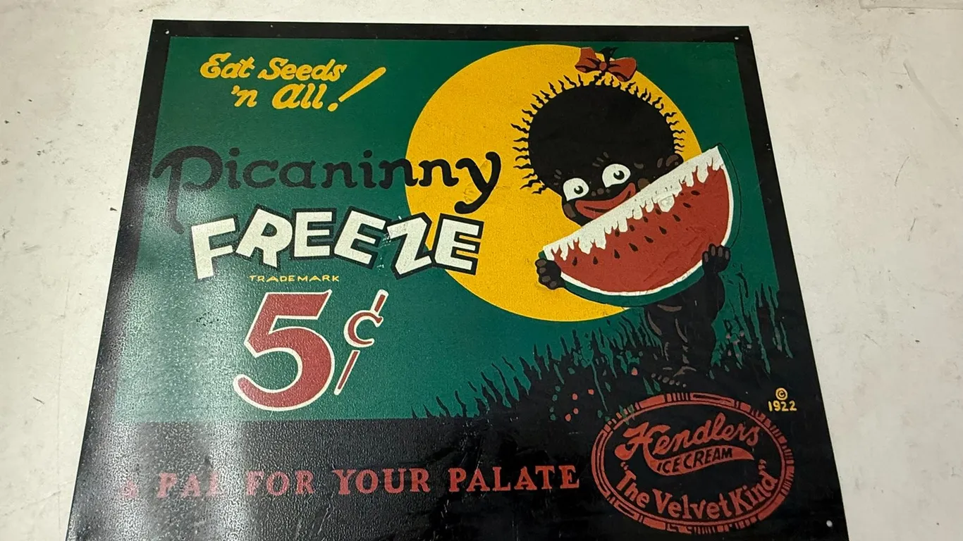 Hendlers Ice Cream Metal Sign