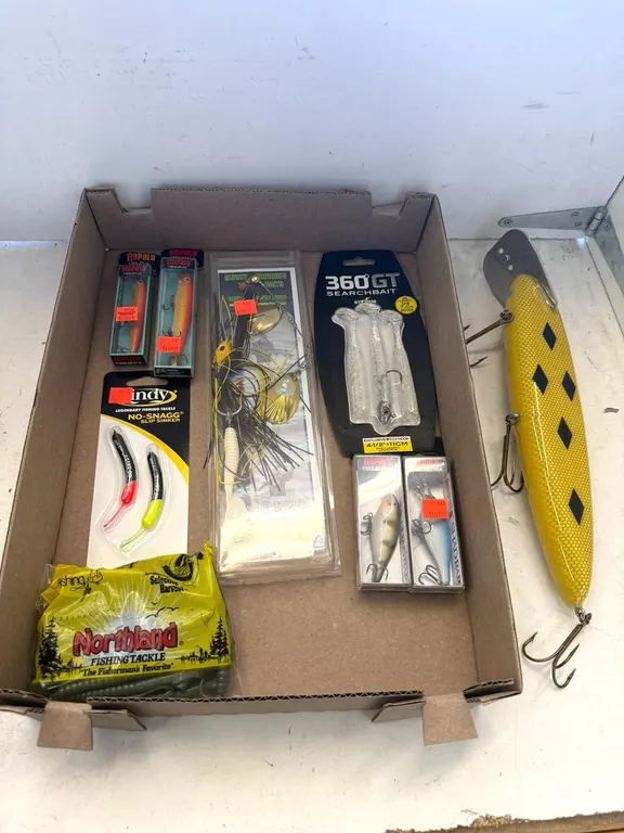 Large Luer and Assorted Fishing Supplies