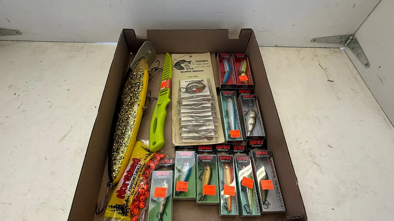 Large Luer and Assorted Fishing Supplies
