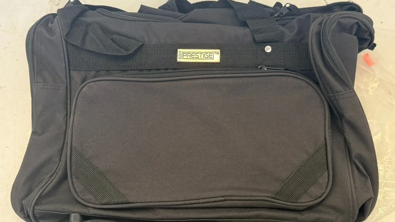 Prestige Black Duffle Bag