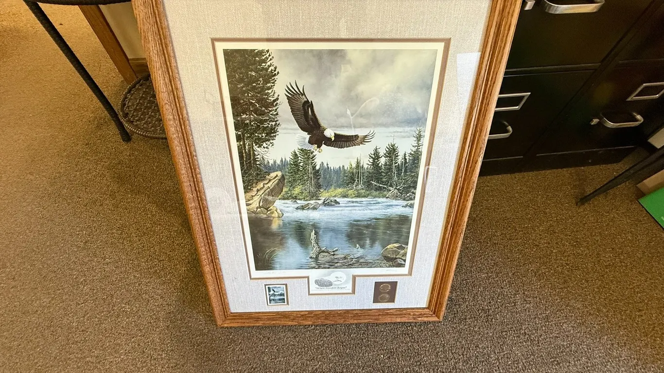 " Where Freedom Rings", Limited Edition Eagle