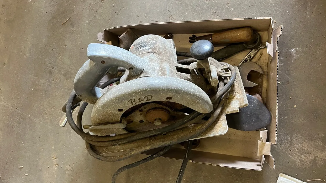 Circular Saw and Assorted Tools