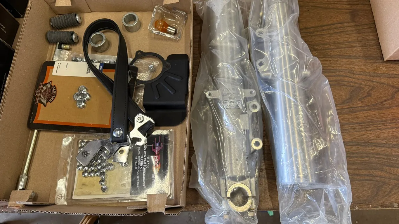 Assorted Harley Davidson Stock Parts