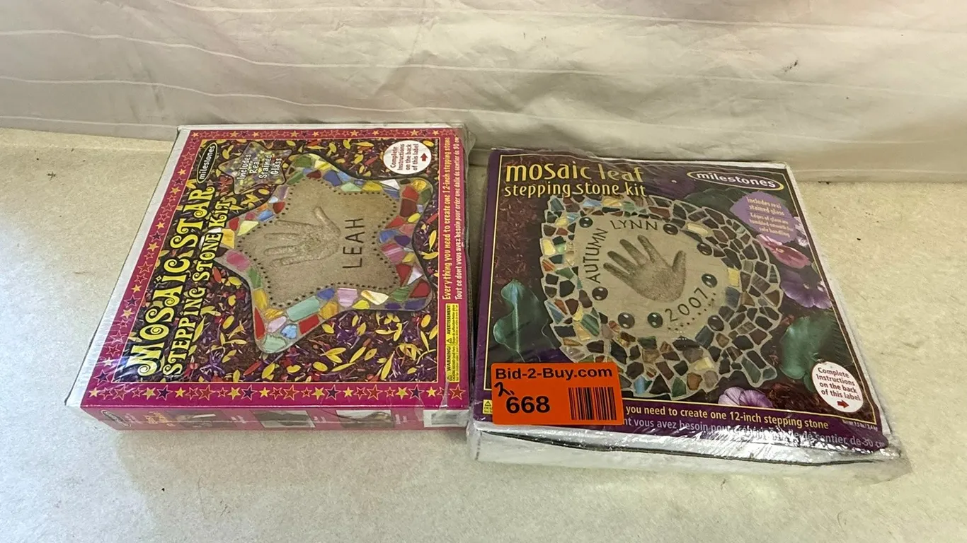(2) Stepping Stone Making Kits