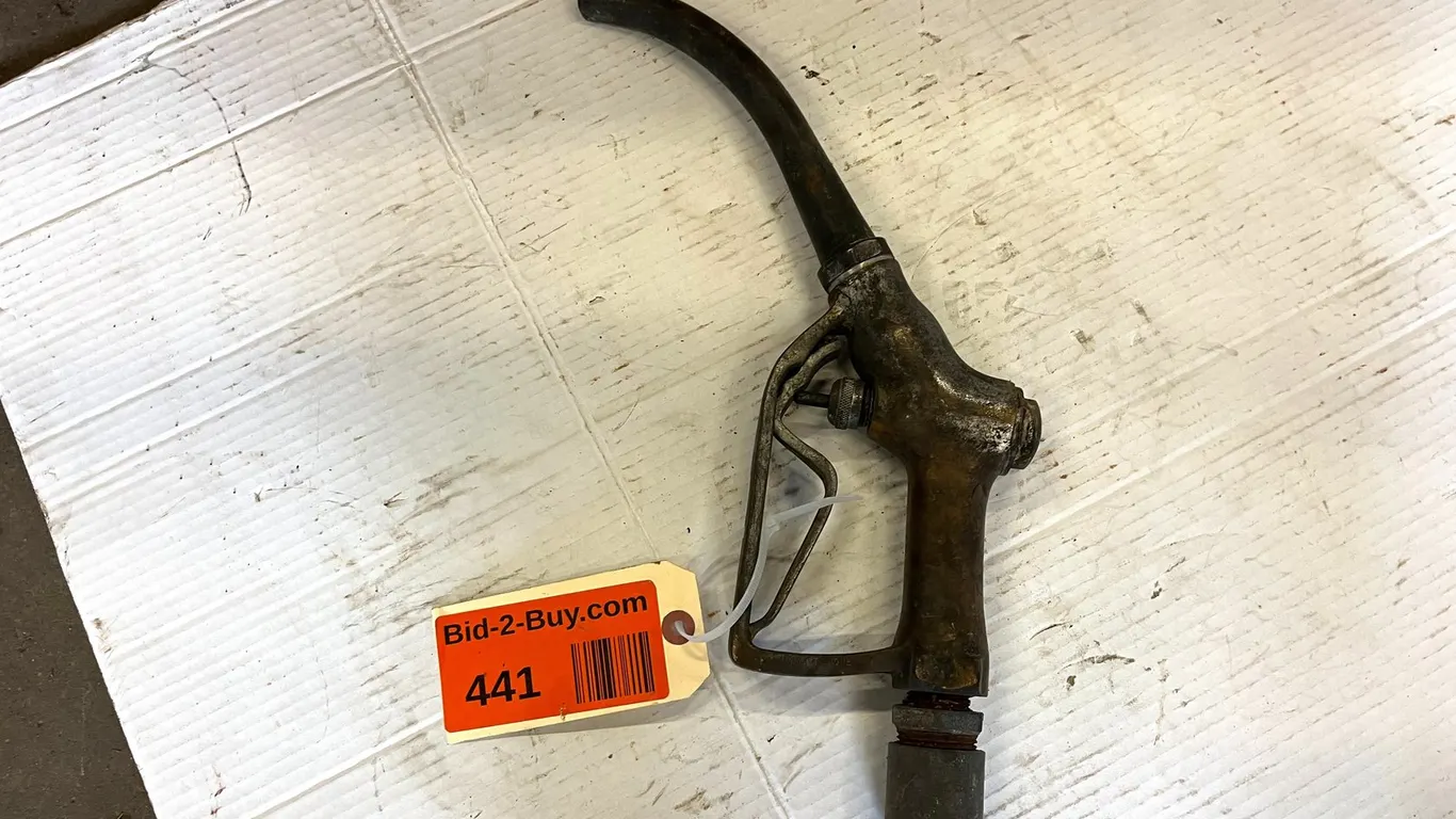 Vintage Gas Nozzle, Brass, No Marking