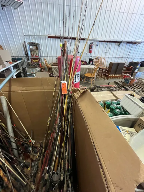 Large Assortment of Fishing Poles