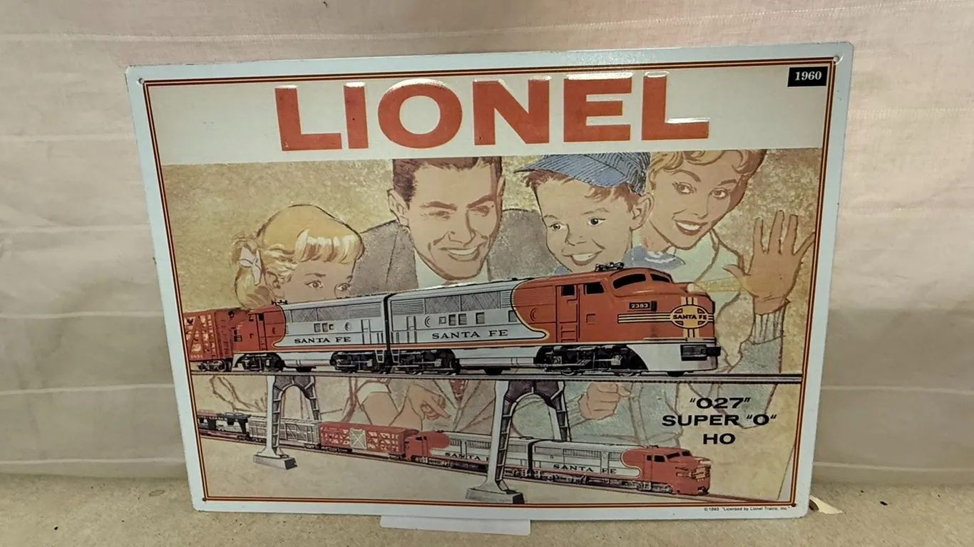 Lionel Metal Sign